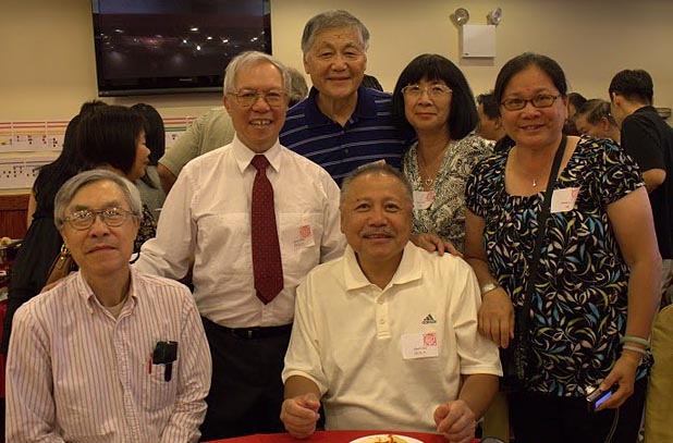 Front: John Chin and Paul Chen. Standing: Gene Chin, Nick Chen, Betty Eng, and Annie Lau