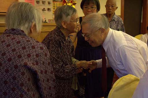 Li Lijuan, Mrs. Wu (Eng), and Gene